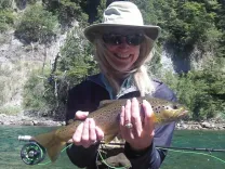 Pesca en Lago Moreno