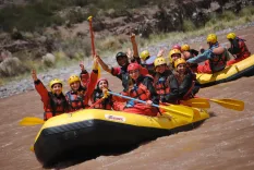 Rafting en Río Mendoza + Trekking y Rappel en Roca 