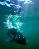 Bautismo de Buceo en el lago Lacar 