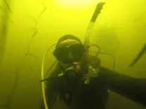 Bautismo de Buceo en Dique de la Viña 