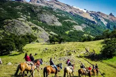 Cabalgata clásica en Estancia Bonanza en Chalten