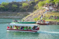 Navegación por las islas del Dique Cabra Corral