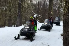 Paseo y Bajada en Moto de Nieve en Cerro Chapelco