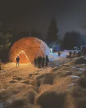Experiencia Winter Night Raquetas o Ski y Cena 