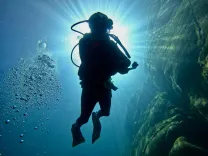 Bautismo de Buceo Lago Moquehue en Villa Pehuenia
