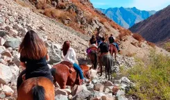Cabalgata en el Santuario Río Cochiguaz
