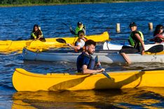 Remada en la Reserva de Biosfera Laguna Oca